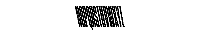 AtSlamXXXCnd BlackBackslant Font UPPERCASE