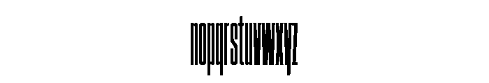 AtSlamXXXCnd Black Font LOWERCASE