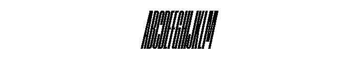 AtSlamXXXCnd BoldSlanted Font UPPERCASE