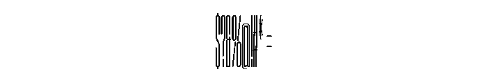 AtSlamXXXCnd Light Font OTHER CHARS