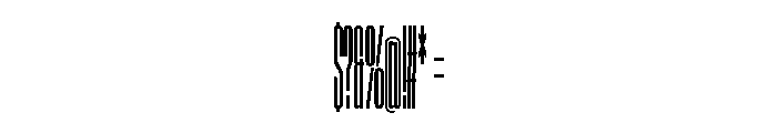 AtSlamXXXCnd Medium Font OTHER CHARS