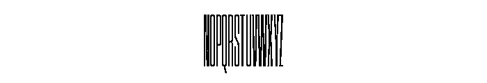 AtSlamXXXCnd Regular Font UPPERCASE
