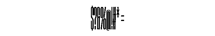 AtSlamXXXCnd Semibold Font OTHER CHARS