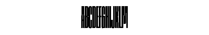 AtSlamXXXCnd Super Font UPPERCASE