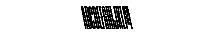 AtSlamXXXCnd SuperBackslant Font UPPERCASE