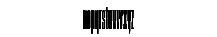 AtSlamXXXCnd Super Font LOWERCASE