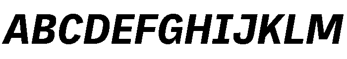 AtTextual Bolditalic Font UPPERCASE