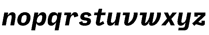 AtTextual Bolditalic Font LOWERCASE