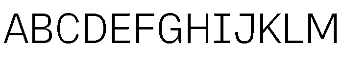 AtTextual Light Font UPPERCASE