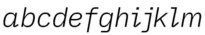 AtTextual LightItalic FONT
