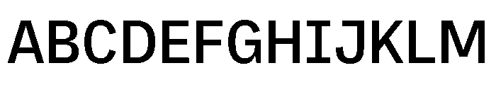 AtTextual Medium Font UPPERCASE