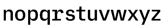 AtTextual Medium Font LOWERCASE