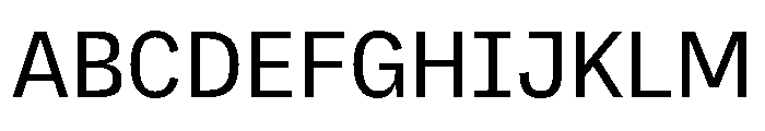 AtTextual Regular Font UPPERCASE