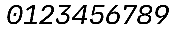 AtTextual RegularItalic Font OTHER CHARS