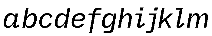 AtTextual RegularItalic FONT