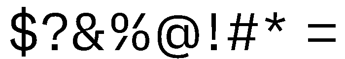AtTextual Retina Font OTHER CHARS