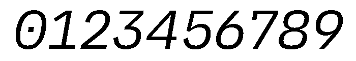 AtTextual RetinaItalic Font OTHER CHARS
