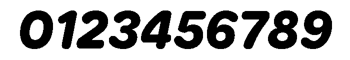 AtUmami BlackItalic Font OTHER CHARS
