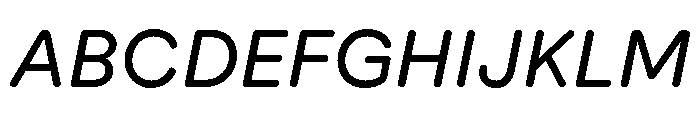 AtUmami RegularItalic Font UPPERCASE
