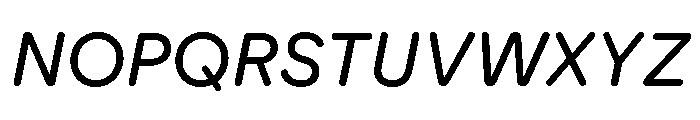 AtUmami RegularItalic Font UPPERCASE