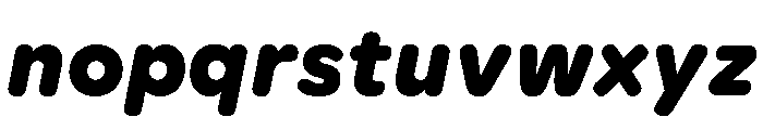 AtUmami SuperItalic Font LOWERCASE