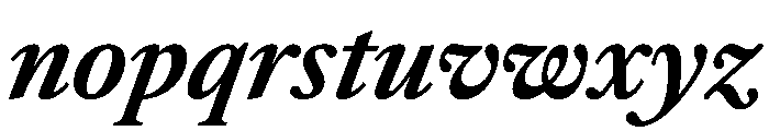 Atacama BoldItalic 17650437 Font LOWERCASE