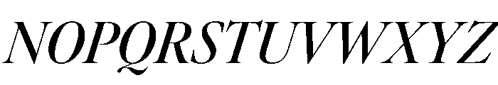 Atacama CnMdContrastIt 19c76913 Font UPPERCASE