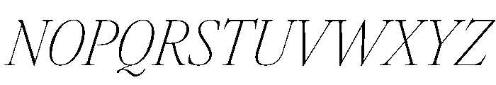 Atacama CnThContrastIt 52396339 Font UPPERCASE