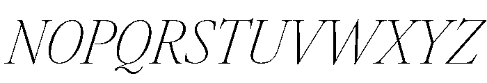 Atacama CnThContrastIt 79a266b8 Font UPPERCASE