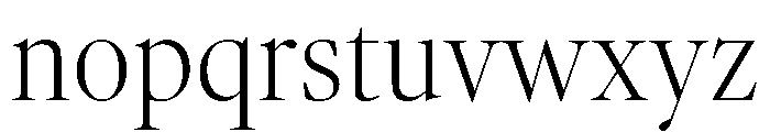 Atacama CnXLtContrast C70d2409 Font LOWERCASE