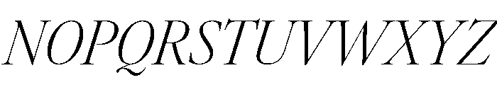 Atacama CnXLtContrastIt 708e436c Font UPPERCASE