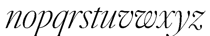 Atacama CnXLtContrastIt 708e436c Font LOWERCASE