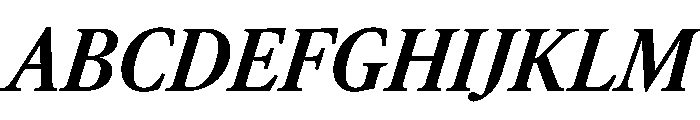 Atacama CondBoldIta 4fd5d477 Font UPPERCASE