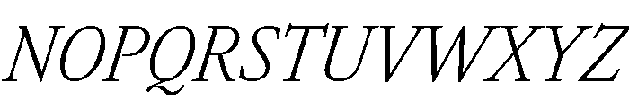 Atacama CondExtLtIta 0ea5ec52 Font UPPERCASE