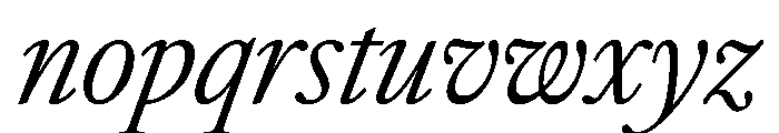 Atacama CondLightIta 79202048 Font LOWERCASE