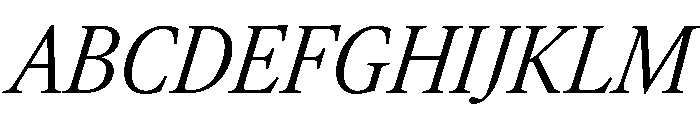 Atacama CondLightIta Ff696707 Font UPPERCASE