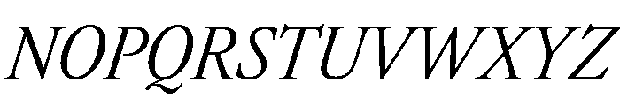 Atacama CondLightIta Ff696707 Font UPPERCASE