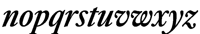 Atacama CondSemBdIta B4ffbf93 Font LOWERCASE