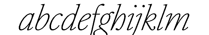 Atacama CondThinIta 0a75d650 FONT