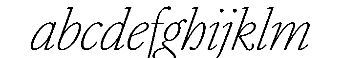 Atacama CondThinIta 8260a02f FONT