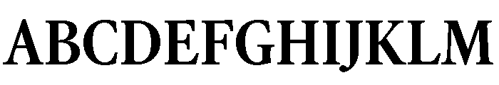 Atacama CondensedBold 504d6e8a Font UPPERCASE