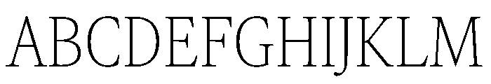 Atacama CondensedThin 1f5467ad Font UPPERCASE