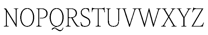 Atacama CondensedThin 1f5467ad Font UPPERCASE