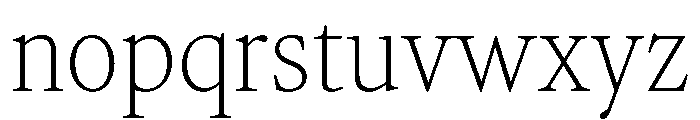 Atacama CondensedThin 1f5467ad Font LOWERCASE