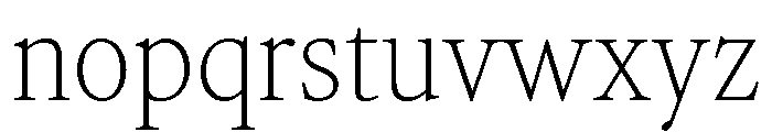 Atacama CondensedThin Bc8833c6 Font LOWERCASE
