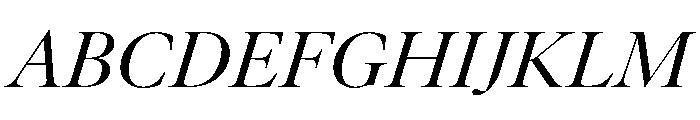 Atacama ContrastItalic A111ccff Font UPPERCASE