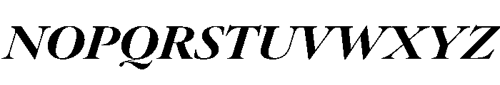 Atacama ExBlkContrastIt 30a6c1ff Font UPPERCASE