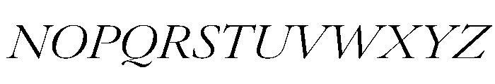 Atacama ExLtContrastIt 353632ef Font UPPERCASE