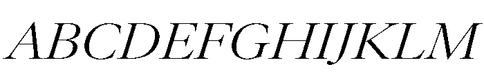 Atacama ExLtContrastIt 71850f9a Font UPPERCASE