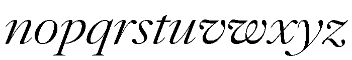 Atacama ExLtContrastIt 71850f9a Font LOWERCASE